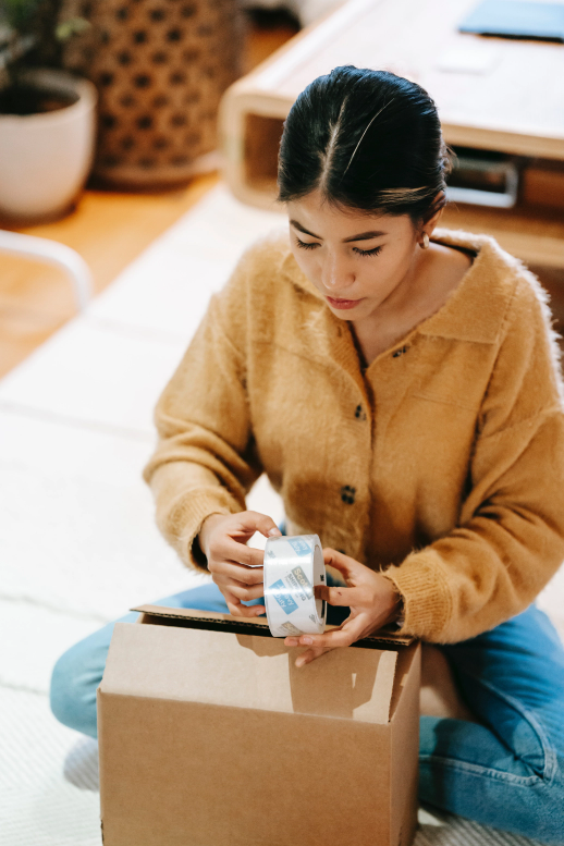 Woman Packing